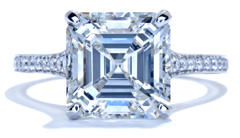 Asscher cut diamond at Ascot Diamonds Atlanta, Dallas, D.C. & New York