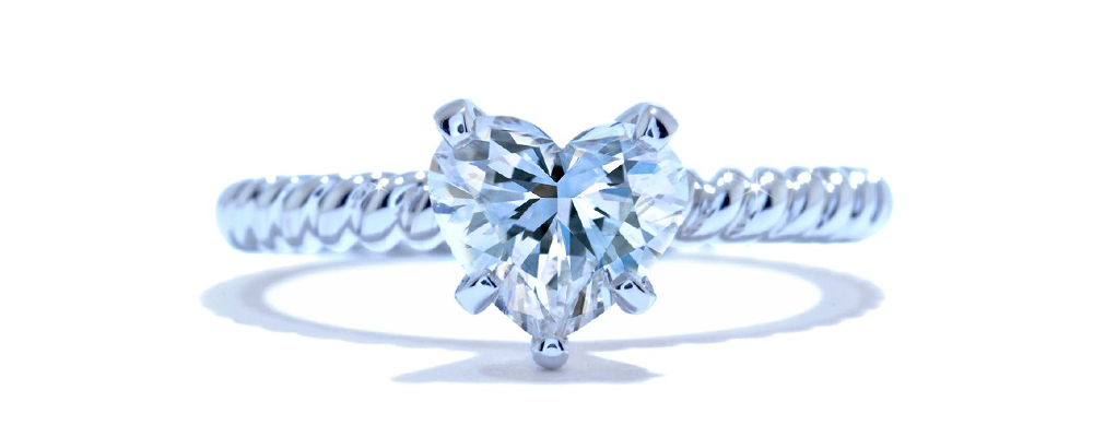 heart shape diamond ring - Ascot Diamonds