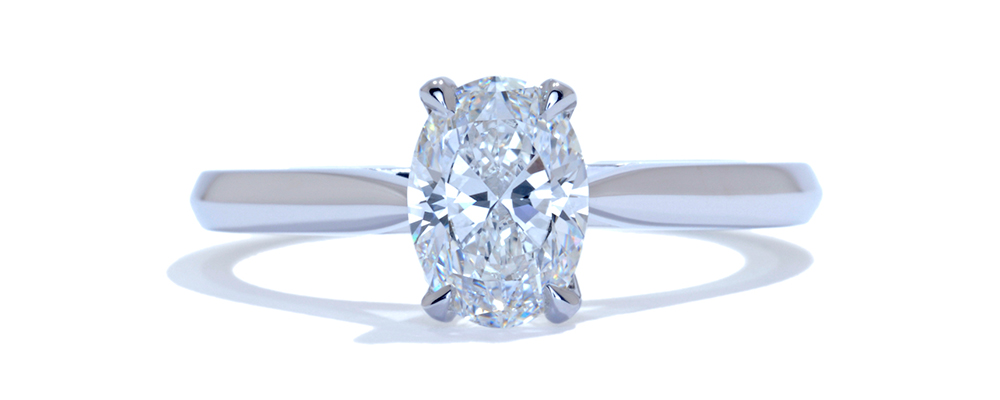 oval cut diamond ring - Ascot Diamonds