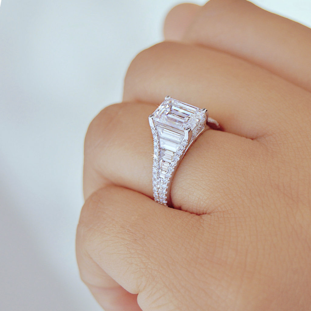 custom diamond engagement ring. Ascot Diamonds. Atlanta, Washington DC, Dallas TX, New York