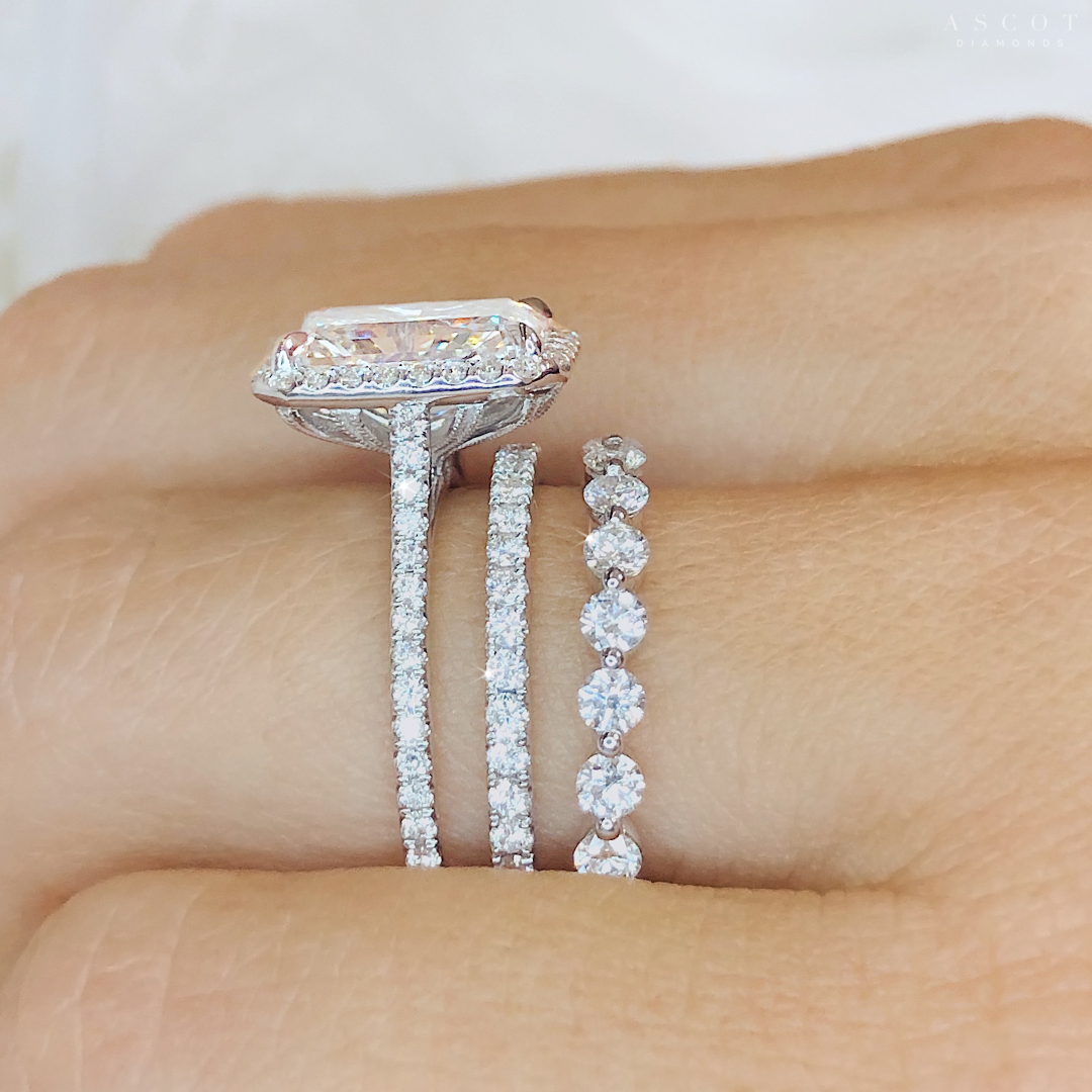Lab Grown Diamond Igi/Gia Design Customize 18K 14K 10K Gold Silver Couple Rings  Wedding Ring Silver Ring Custom Jewelry - China Ring and Diamond Ring price  | Made-in-China.com