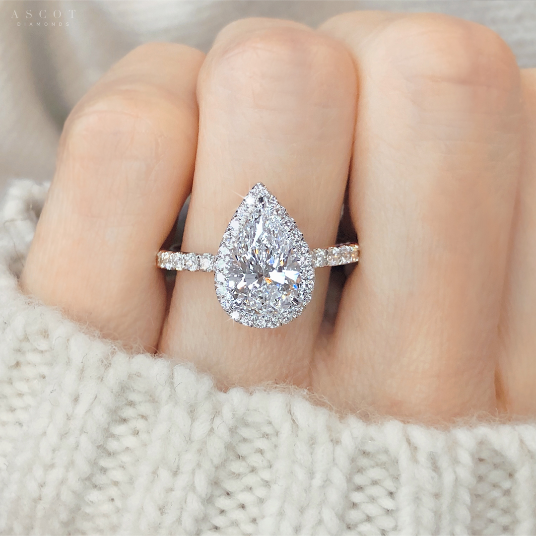 custom-pear-shape-halo-diamond-engagement-ring-by-ascot-diamonds