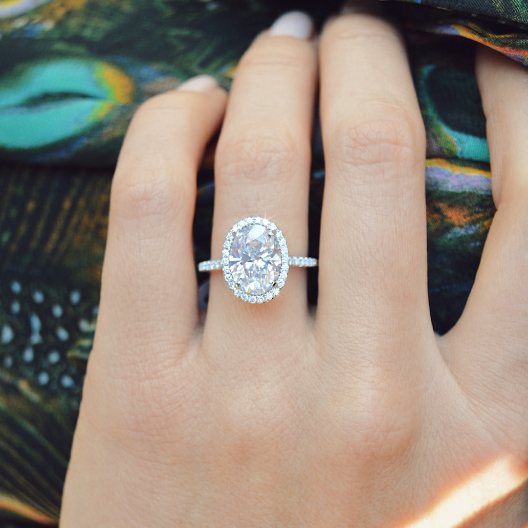 Oval Engagement Rings with Wedding Bands: Timeless Combination – Lucce