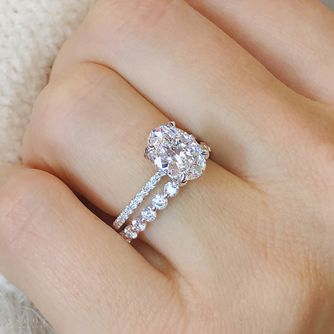 custom-oval-cut-diamond-ring-and-eternity-custom-diamond-band-by-ascot-diamonds