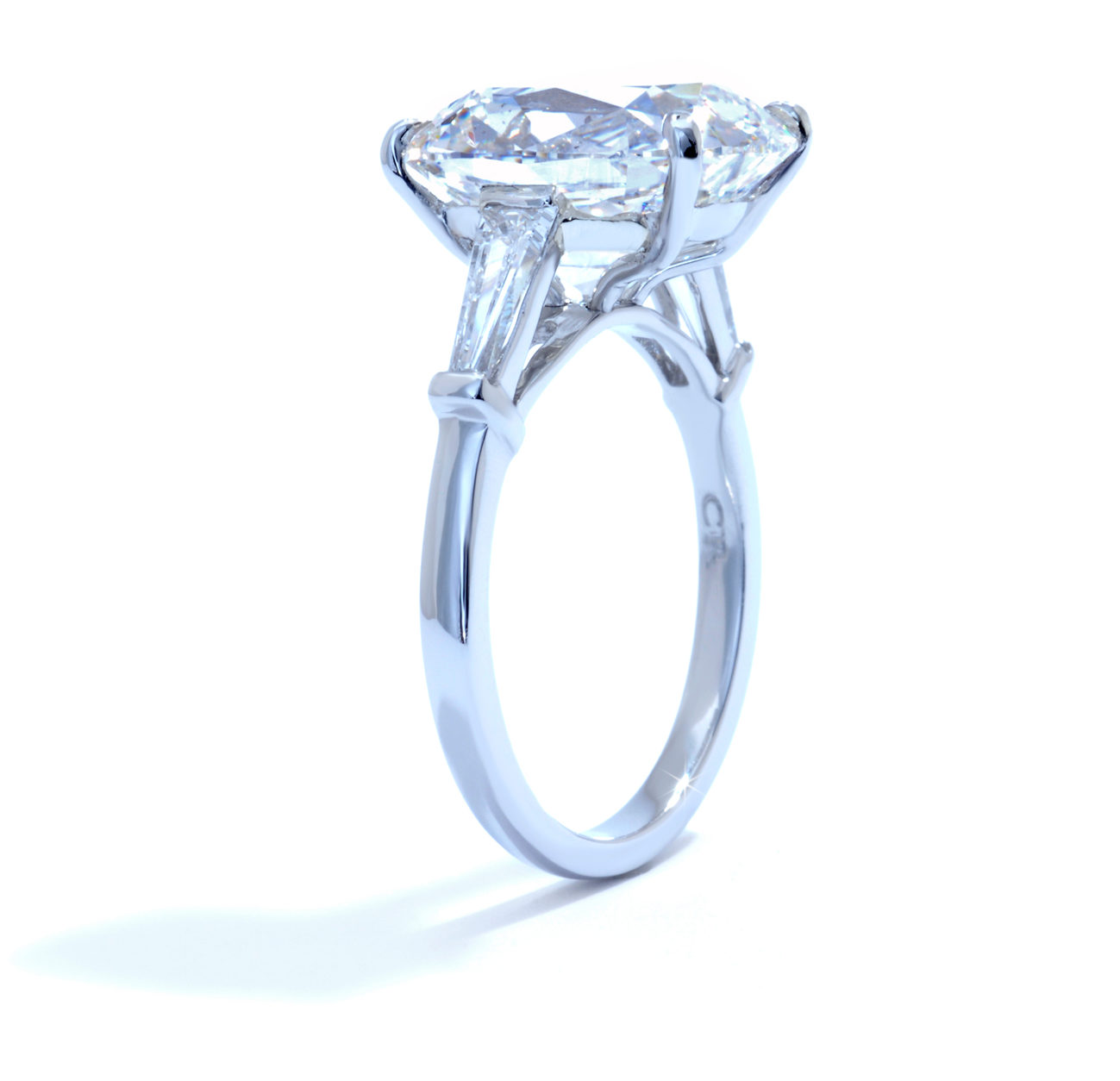 6 carat Antique Cushion Cut Diamond Ring – Ascot Diamonds
