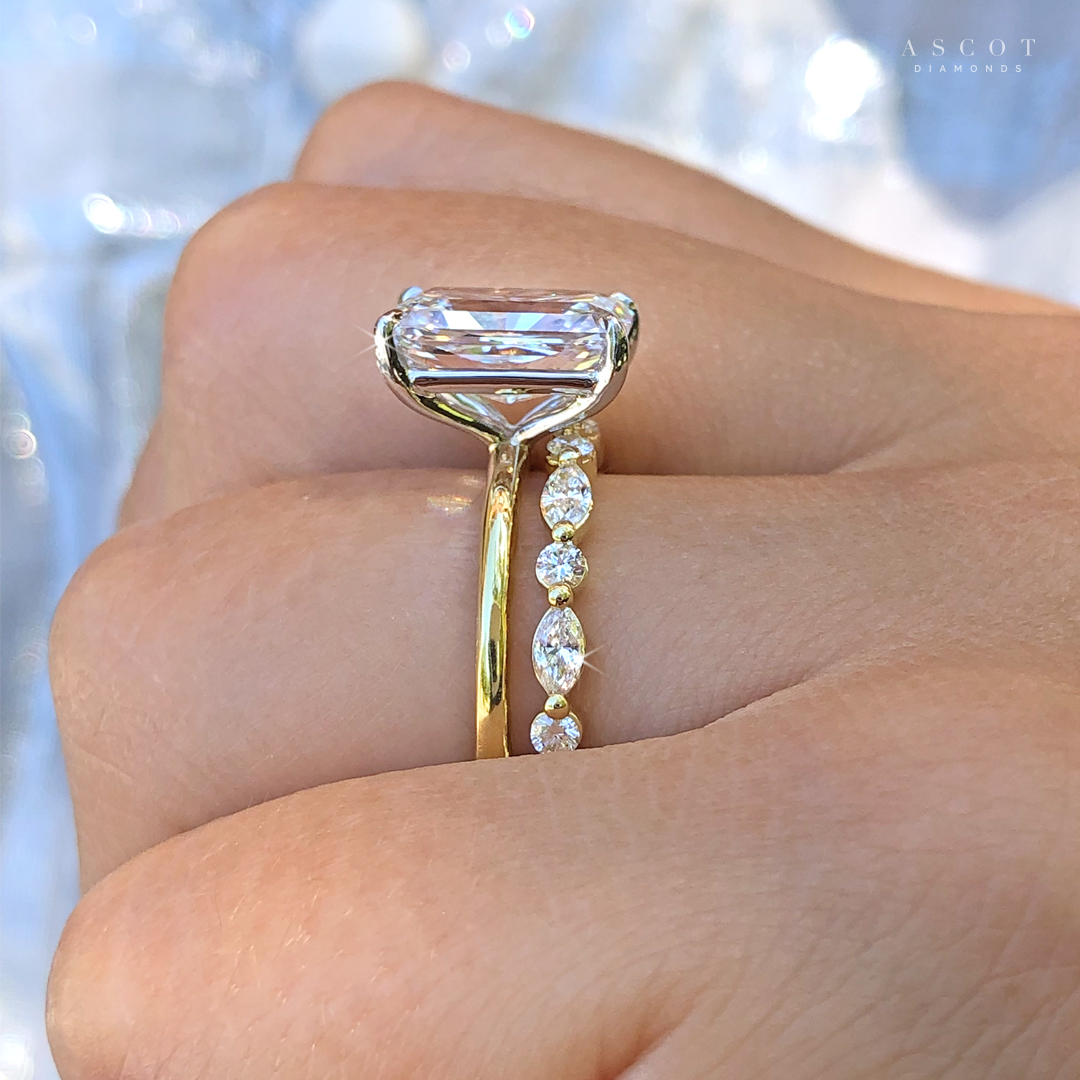 Shantelle: Vintage-Inspired 3 Stone Marquise Engagement Ring | Ken & Dana  Design