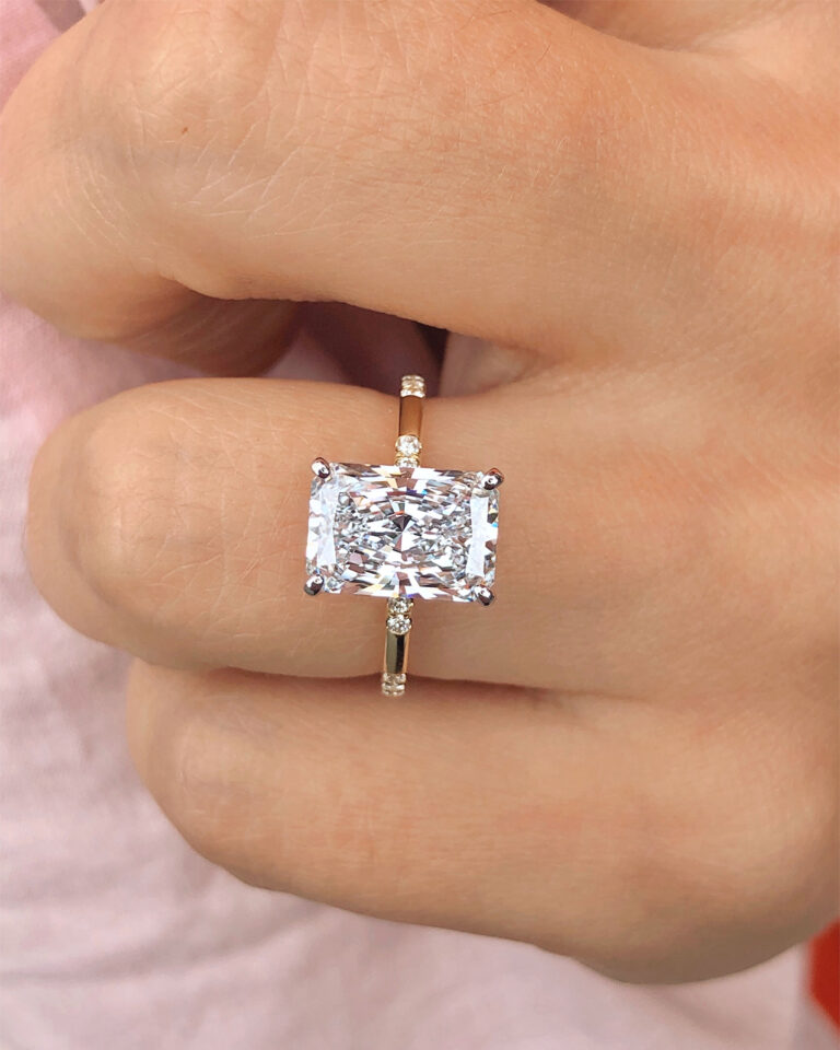 18 Carat Gold Princess Cut Diamond Vintage Engagement Ring – Imperial  Jewellery